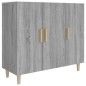 Credenza Grigio Sonoma 90x34x80 cm in Legno Multistrato Credenza Grigio Sonoma 90x34x80 cm in Legno Multistrato
