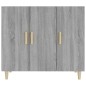 Credenza Grigio Sonoma 90x34x80 cm in Legno Multistrato Credenza Grigio Sonoma 90x34x80 cm in Legno Multistrato