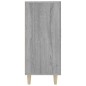 Credenza Grigio Sonoma 90x34x80 cm in Legno Multistrato Credenza Grigio Sonoma 90x34x80 cm in Legno Multistrato