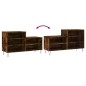 Scarpiera Rovere Fumo 102x36x60 cm in Legno Multistrato Scarpiera Rovere Fumo 102x36x60 cm in Legno Multistrato