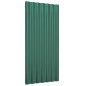 Pannelli Tetto 12pz Acciaio Verniciato a Polvere Verde 80x36 cm Pannelli Tetto 12pz Acciaio Verniciato a Polvere Verde 80x36 cm