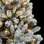 Albero Natale Incernierato con 300 LED e Palline 240 cm Albero Natale Incernierato con 300 LED e Palline 240 cm