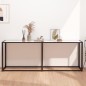 vidaXL Tavolo Consolle Marmo Bianco 180x35x75,5 cm in Vetro Temperato vidaXL Tavolo Consolle Marmo Bianco 180x35x75,5 cm in Vetro Temperato