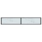 vidaXL Tavolo Consolle Marmo Bianco 180x35x75,5 cm in Vetro Temperato vidaXL Tavolo Consolle Marmo Bianco 180x35x75,5 cm in Vetro Temperato