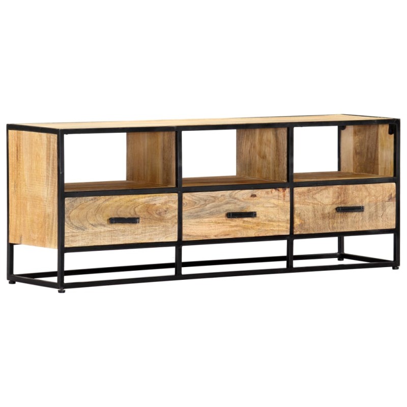 vidaXL Mobile Porta TV 120x30x45 cm in Legno Massello di Mango vidaXL Mobile Porta TV 120x30x45 cm in Legno Massello di Mango