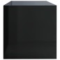 vidaXL Mobile Porta TV Nero Lucido 120x40x40 cm in Legno Multistrato vidaXL Mobile Porta TV Nero Lucido 120x40x40 cm in Legno Multistrato