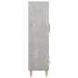 Credenza Grigio Cemento 70x31x115 cm in Legno Multistrato Credenza Grigio Cemento 70x31x115 cm in Legno Multistrato