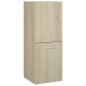 vidaXL Set Mobili da Bagno Rovere Sonoma in Legno Multistrato vidaXL Set Mobili da Bagno Rovere Sonoma in Legno Multistrato