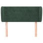 vidaXL Testiera ad Orecchio Verde Scuro 93x23x78/88 cm in Velluto vidaXL Testiera ad Orecchio Verde Scuro 93x23x78/88 cm in Velluto