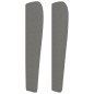 vidaXL Testiera ad Orecchio Grigio Scuro 93x23x118/128 cm in Tessuto vidaXL Testiera ad Orecchio Grigio Scuro 93x23x118/128 cm in Tessuto