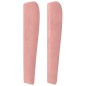 vidaXL Testiera ad Orecchio Rosa 93x23x118/128 cm in Velluto vidaXL Testiera ad Orecchio Rosa 93x23x118/128 cm in Velluto