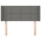 vidaXL Testiera ad Orecchio Grigio Scuro 83x16x78/88 cm in Tessuto vidaXL Testiera ad Orecchio Grigio Scuro 83x16x78/88 cm in Tessuto