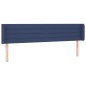 vidaXL Testiera ad Orecchio Blu 183x16x78/88 cm in Tessuto vidaXL Testiera ad Orecchio Blu 183x16x78/88 cm in Tessuto