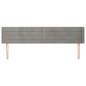 vidaXL Testiera ad Orecchio Grigio Chiaro 183x16x78/88 cm in Velluto vidaXL Testiera ad Orecchio Grigio Chiaro 183x16x78/88 cm in Velluto