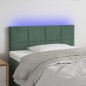 vidaXL Testiera a LED Verde scuro 90x5x78/88 cm in Similpelle vidaXL Testiera a LED Verde scuro 90x5x78/88 cm in Similpelle