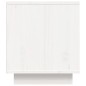 Mobile Porta TV Bianco 80x35x40,5 cm in Legno Massello di Pino Mobile Porta TV Bianco 80x35x40,5 cm in Legno Massello di Pino