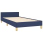 vidaXL Giroletto senza Materasso Blu 90x200 cm in Tessuto vidaXL Giroletto senza Materasso Blu 90x200 cm in Tessuto