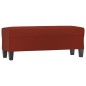 Panca Rosso Vino 100x35x41 cm in Similpelle Panca Rosso Vino 100x35x41 cm in Similpelle