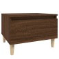 Tavolini 2pz Rovere Marrone 50x46x35cm in Legno Multistrato