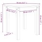 Tavolino da Salotto Ø 55x45 cm in Legno Massello di Pino Tavolino da Salotto Ø 55x45 cm in Legno Massello di Pino