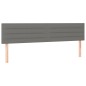 vidaXL Letto a Molle Materasso e LED Grigio Scuro 200x200cm in Tessuto vidaXL Letto a Molle Materasso e LED Grigio Scuro 200x200cm in Tessuto