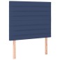 vidaXL Letto a Molle con Materasso e LED Blu 90x190 cm in Tessuto vidaXL Letto a Molle con Materasso e LED Blu 90x190 cm in Tessuto