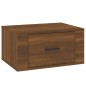 Comodino a Muro Rovere Marrone 50x36x25 cm Comodino a Muro Rovere Marrone 50x36x25 cm