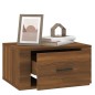 Comodino a Muro Rovere Marrone 50x36x25 cm Comodino a Muro Rovere Marrone 50x36x25 cm