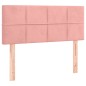 Testiera Rosa 90x5x78/88 cm in Tessuto Testiera Rosa 90x5x78/88 cm in Tessuto