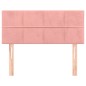 Testiera Rosa 90x5x78/88 cm in Tessuto Testiera Rosa 90x5x78/88 cm in Tessuto