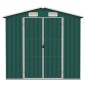 Capanno da Giardino Verde 205x129x183 cm in Acciaio Zincato Capanno da Giardino Verde 205x129x183 cm in Acciaio Zincato