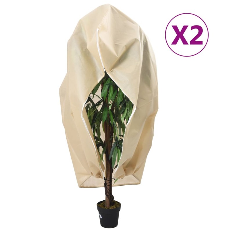 Coperture con Cerniera per Piante 2pz 70 g/m² 3,14x2,5 m Coperture con Cerniera per Piante 2pz 70 g/m² 3,14x2,5 m