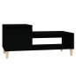 Tavolino da Salotto Nero 100x50x45 cm in Legno Multistrato Tavolino da Salotto Nero 100x50x45 cm in Legno Multistrato