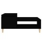 Tavolino da Salotto Nero 100x50x45 cm in Legno Multistrato Tavolino da Salotto Nero 100x50x45 cm in Legno Multistrato