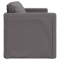 Divano Letto da Terra 2 in 1 Grigio 112x174x55 cm Similpelle Divano Letto da Terra 2 in 1 Grigio 112x174x55 cm Similpelle