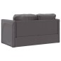 Divano Letto da Terra 2 in 1 Grigio 112x174x55 cm Similpelle Divano Letto da Terra 2 in 1 Grigio 112x174x55 cm Similpelle