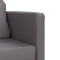 Divano Letto da Terra 2 in 1 Grigio 112x174x55 cm Similpelle Divano Letto da Terra 2 in 1 Grigio 112x174x55 cm Similpelle