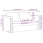 Divano Letto da Terra 2 in 1 Grigio 112x174x55 cm Similpelle Divano Letto da Terra 2 in 1 Grigio 112x174x55 cm Similpelle