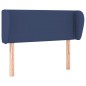 Testiera ad Orecchio Blu 93x23x78/88 cm in Tessuto Testiera ad Orecchio Blu 93x23x78/88 cm in Tessuto