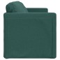 Divano Letto da Terra 2 in 1 Verde Scuro 112x174x55 cm Tessuto Divano Letto da Terra 2 in 1 Verde Scuro 112x174x55 cm Tessuto