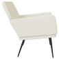 Panca Crema 108x79x79 cm in Velluto Panca Crema 108x79x79 cm in Velluto