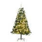 Albero Natale Incernierato con 300 LED e Palline 180 cm Albero Natale Incernierato con 300 LED e Palline 180 cm