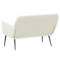 Panca Crema 108x79x79 cm in Velluto Panca Crema 108x79x79 cm in Velluto
