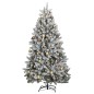 vidaXL Albero Natale Incernierato con 300 LED e Palline 180 cm vidaXL Albero Natale Incernierato con 300 LED e Palline 180 cm