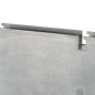 Palo per Recinzione Gabbione Argento 220 cm in Acciaio Zincato Palo per Recinzione Gabbione Argento 220 cm in Acciaio Zincato