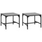 Tavolini 2pz grigio sonoma 40x40x35 cm in Legno Multistrato Tavolini 2pz grigio sonoma 40x40x35 cm in Legno Multistrato