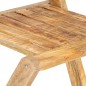 Sedie da Bar Pieghevoli 2 pz in Legno Massello di Mango