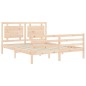 Giroletto con Testiera 160x200 cm in Legno Massello Giroletto con Testiera 160x200 cm in Legno Massello