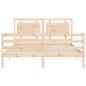 Giroletto con Testiera 160x200 cm in Legno Massello Giroletto con Testiera 160x200 cm in Legno Massello