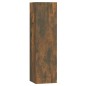 Set Mobili Porta TV 8 pz Rovere Fumo in Legno Multistrato Set Mobili Porta TV 8 pz Rovere Fumo in Legno Multistrato